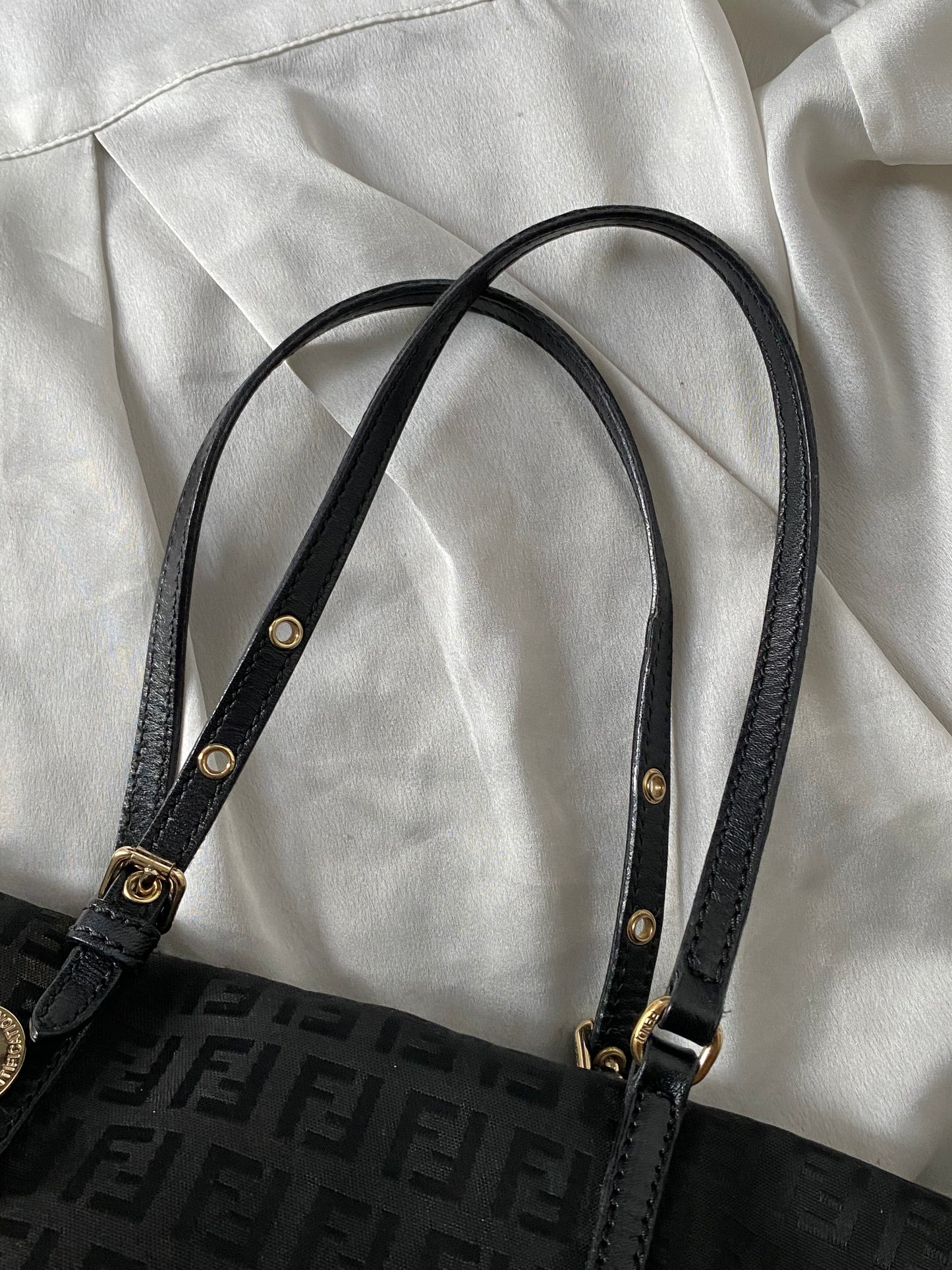 Fendi superstar mini shopping tote monogram zucchino