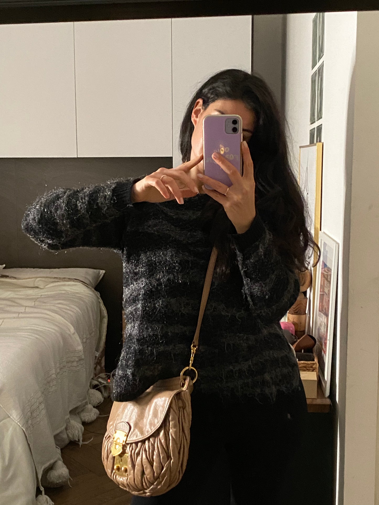 Miu miu coffer beige