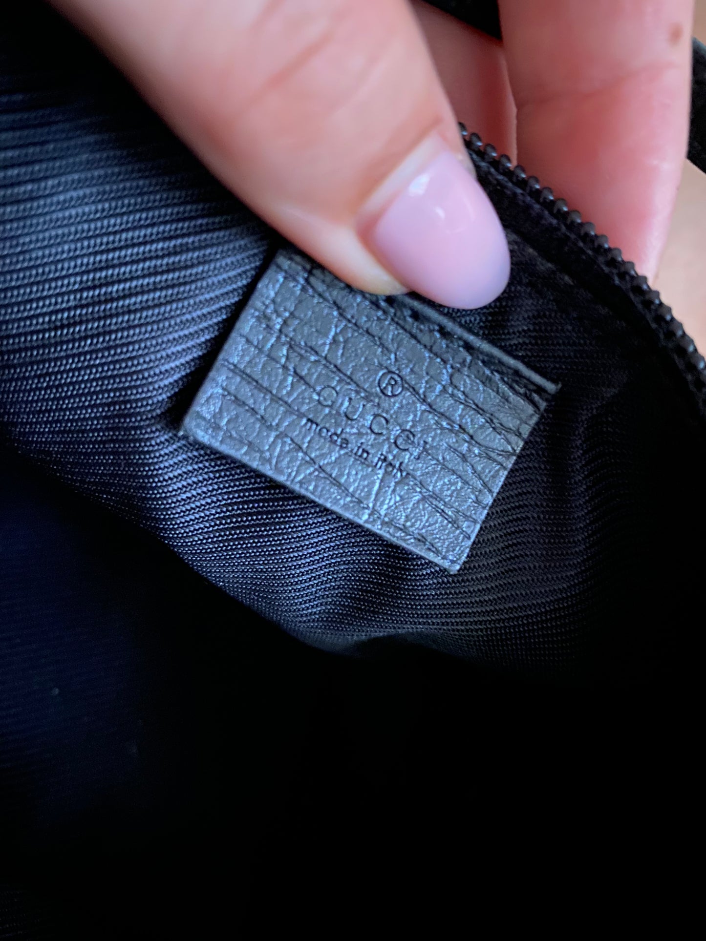 Gucci boat monogram black and beige