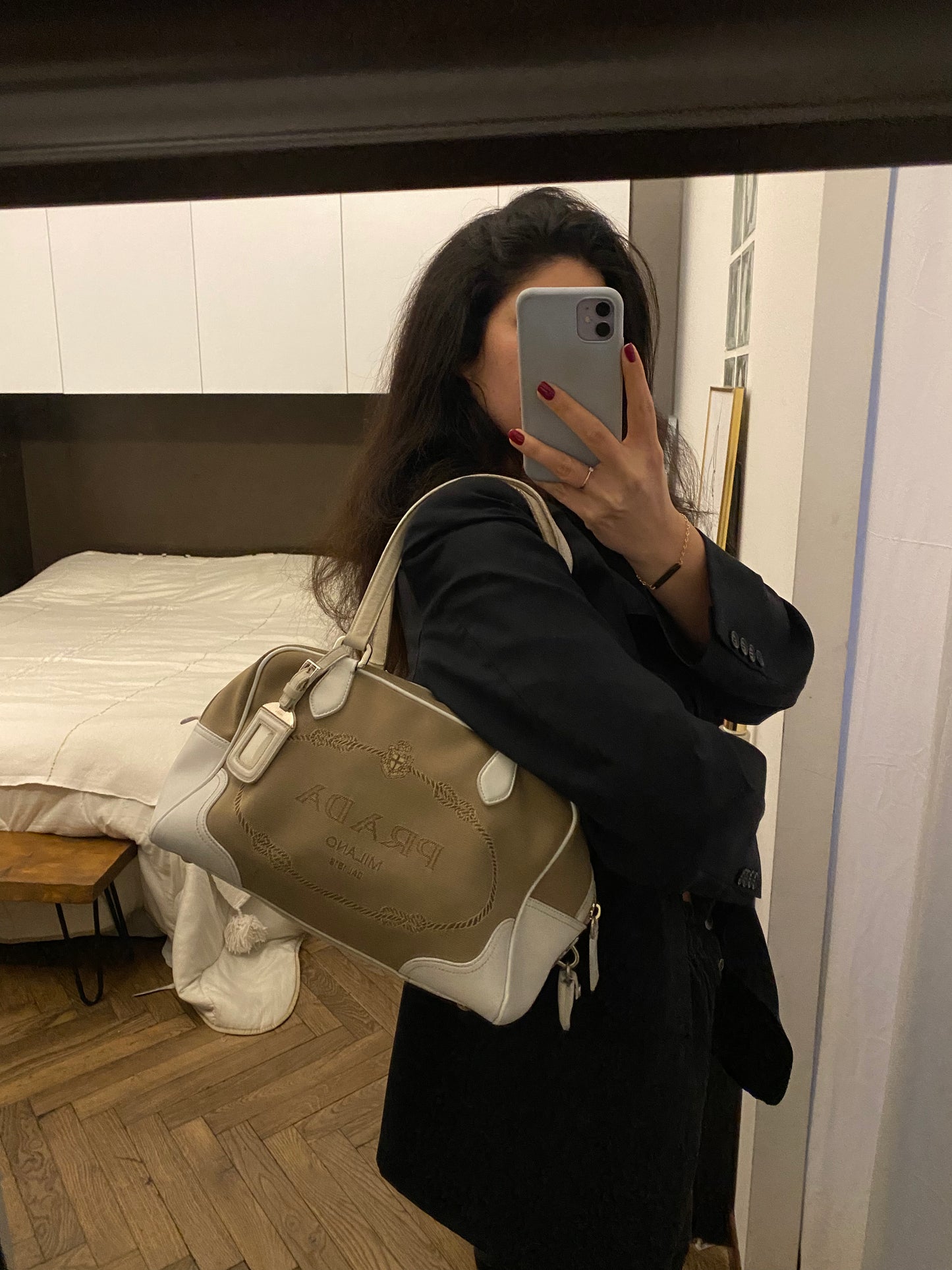 Prada bowling bianca