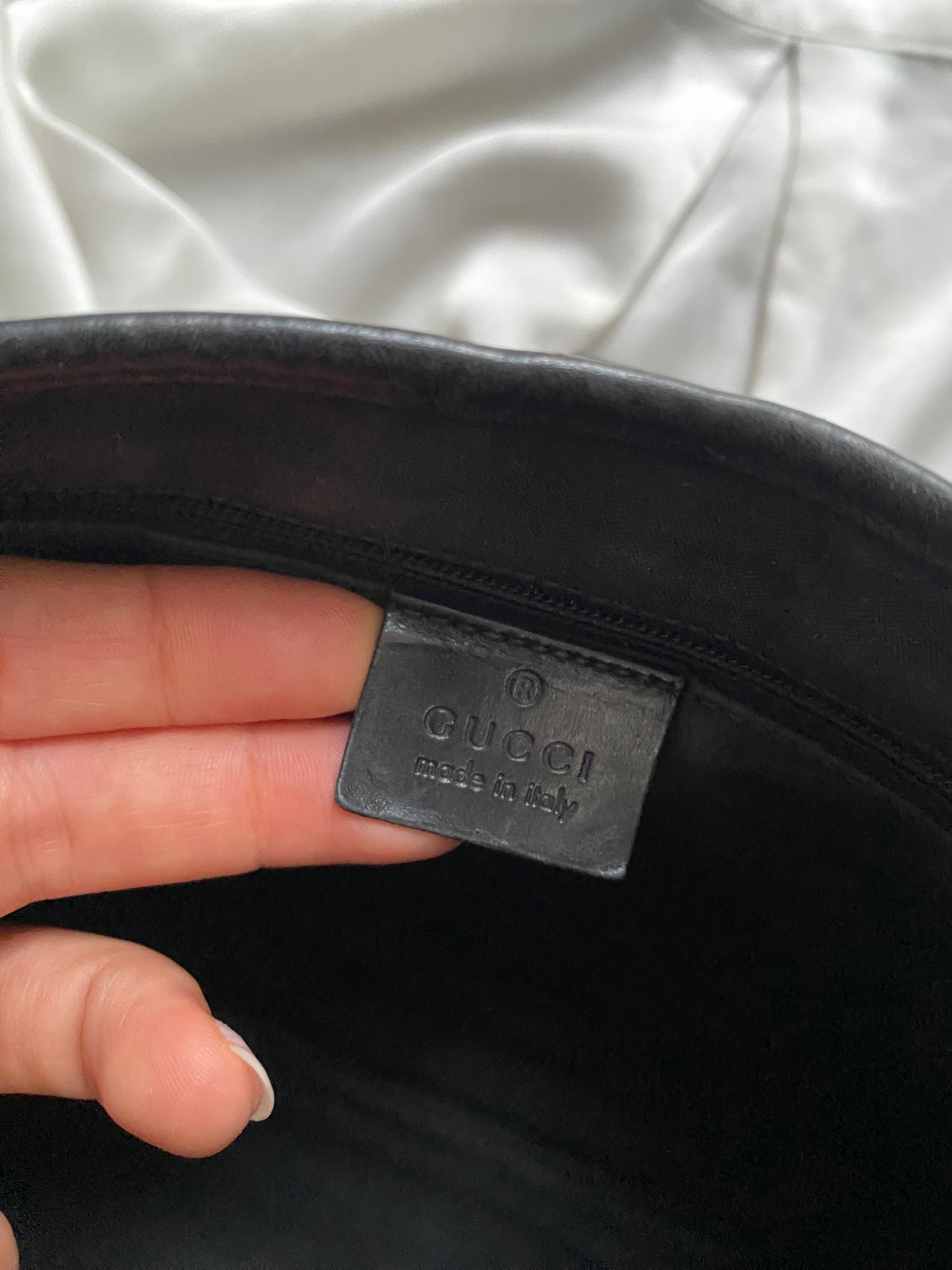 Gucci Jackie era Tom ford monogram nero riflessi marrone scuro