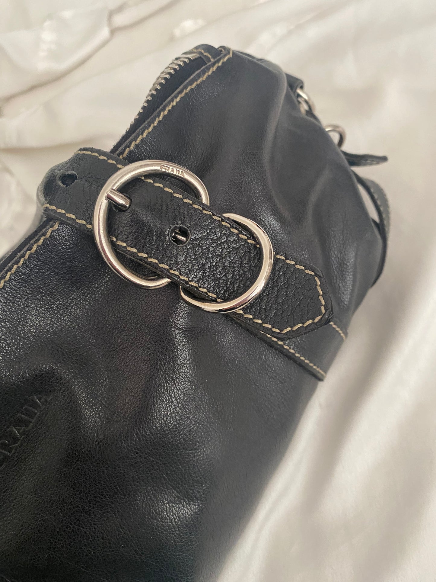 Prada buckle bag