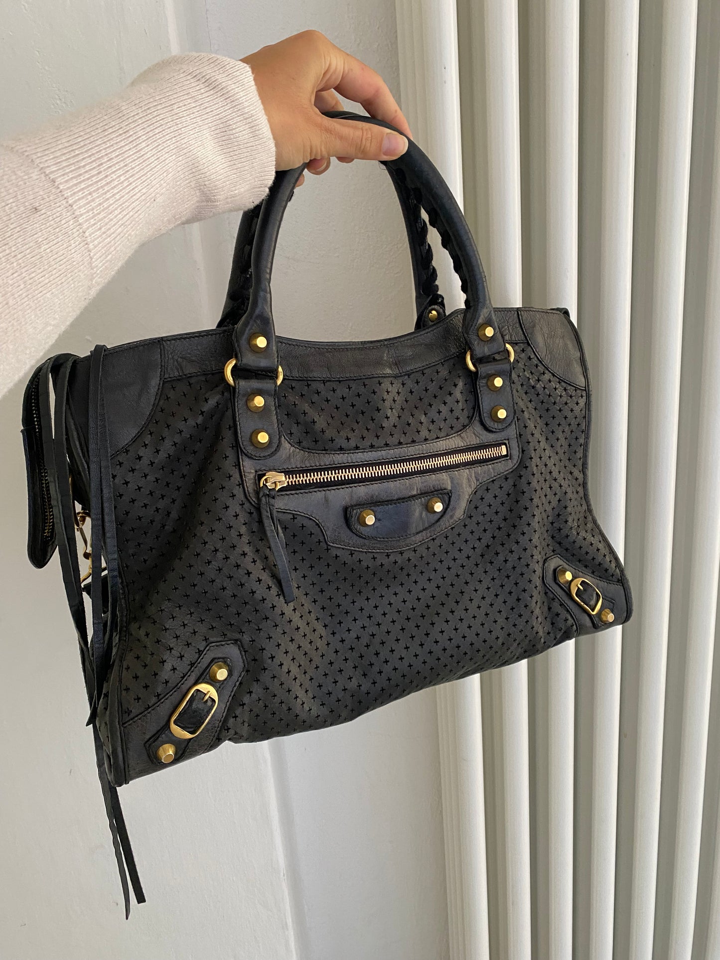 Balenciaga city perforated black 2010
