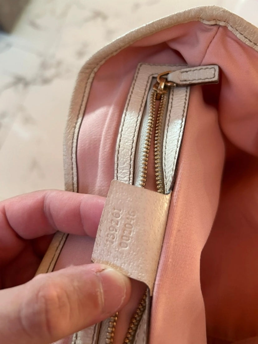 Gucci mini tote joliecoeur sherry Line monogram pink