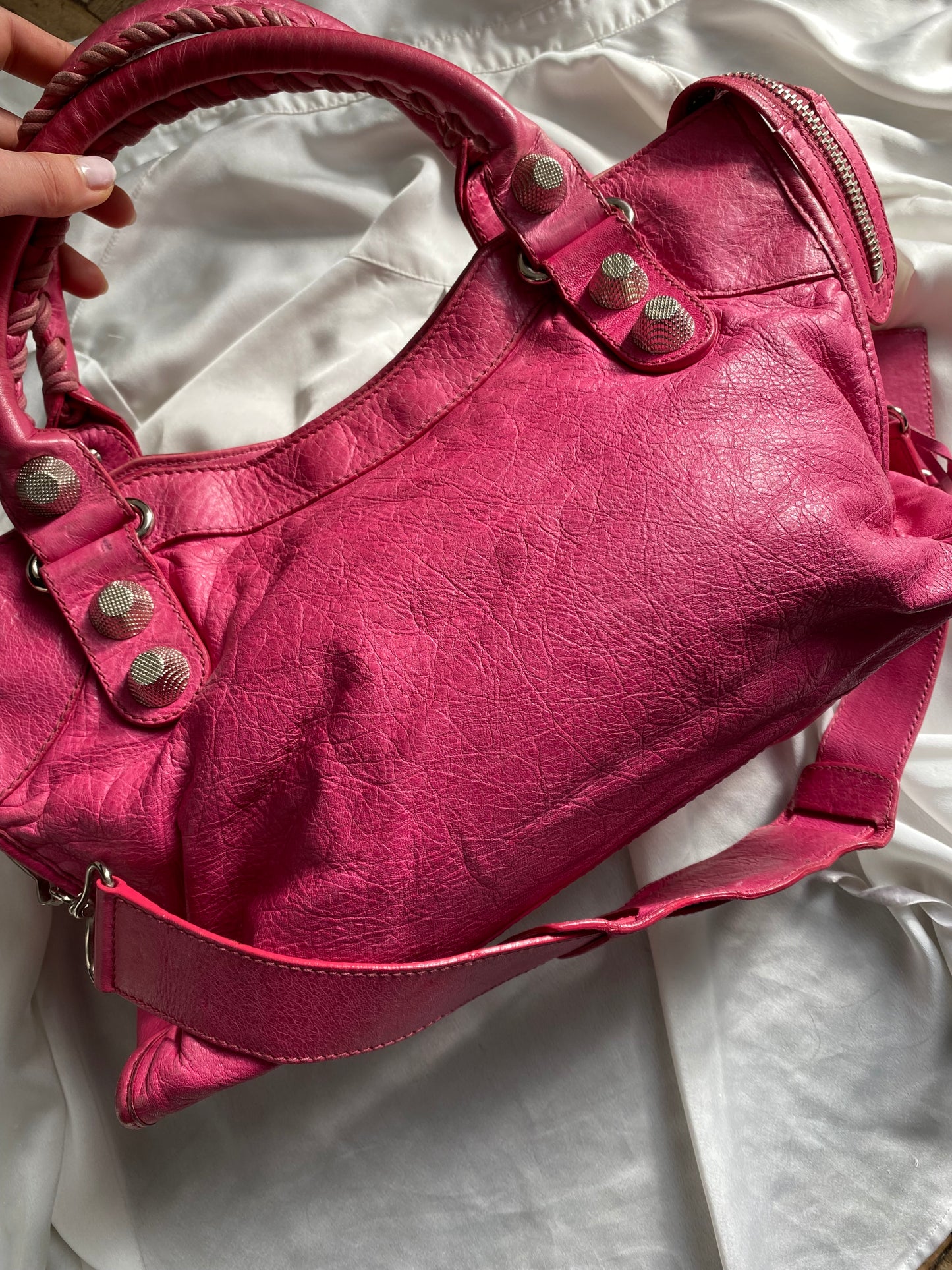 Balenciaga classic city rosa sorbet