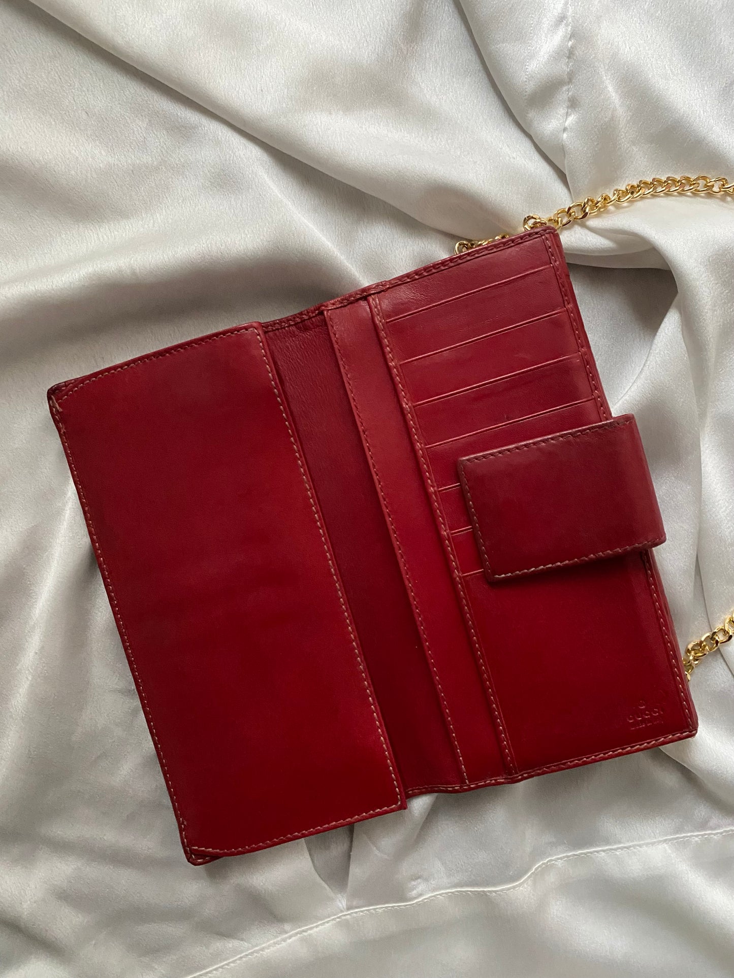 Gucci heart lock pochette