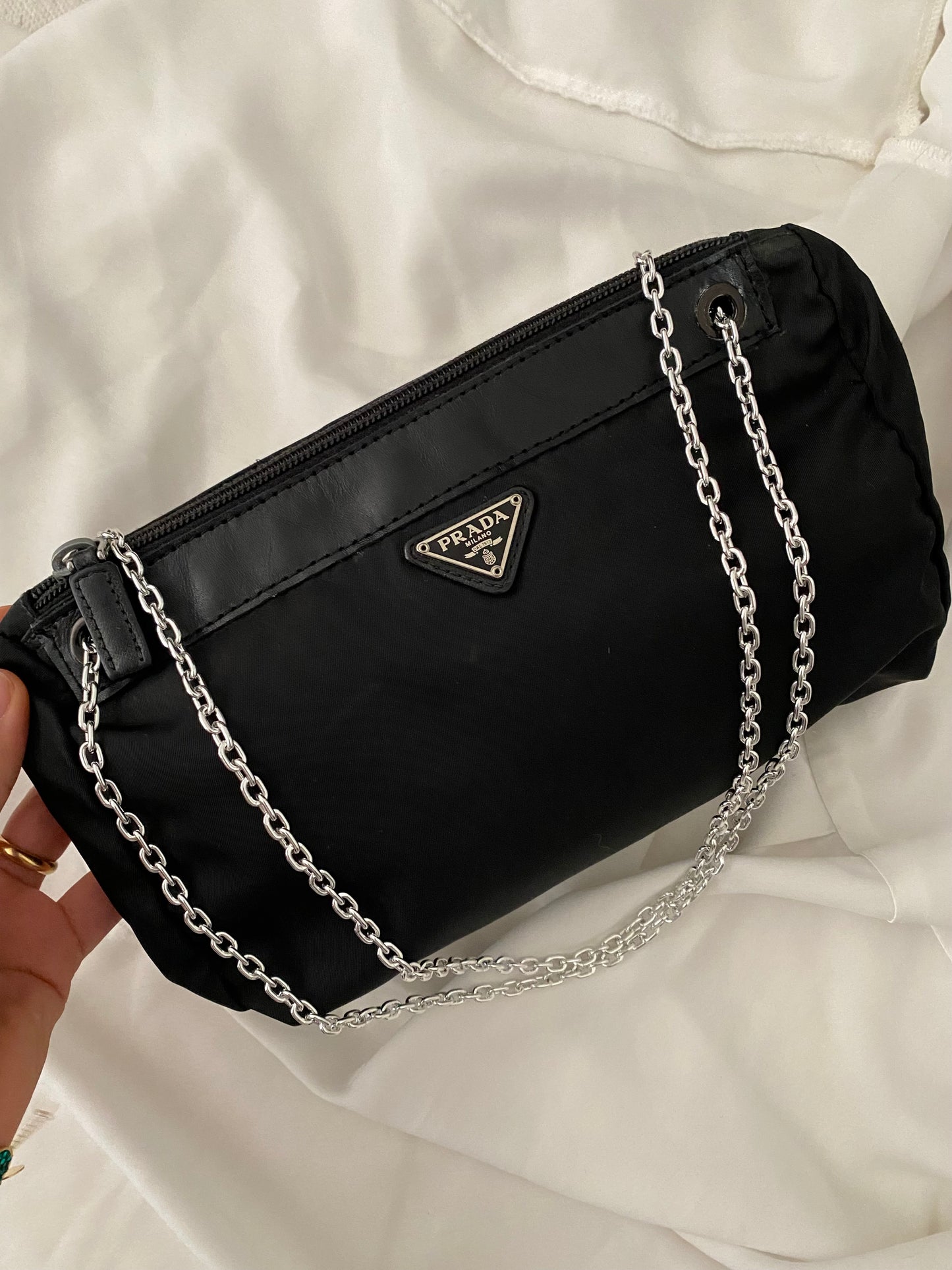 Prada Pochette Nera in Nylon