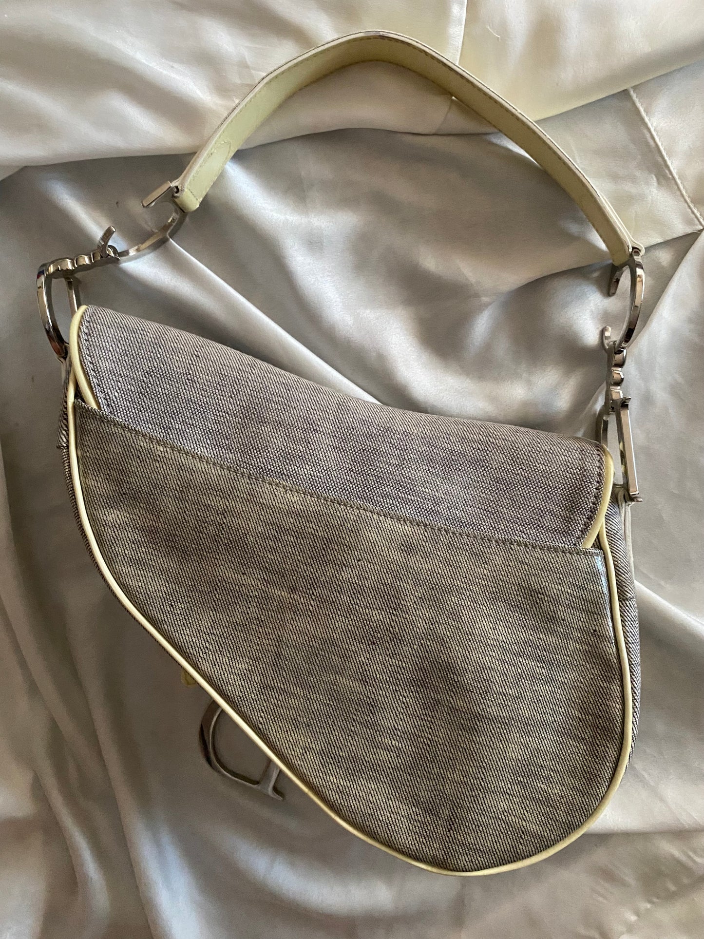 Dior saddle denim e butter yellow