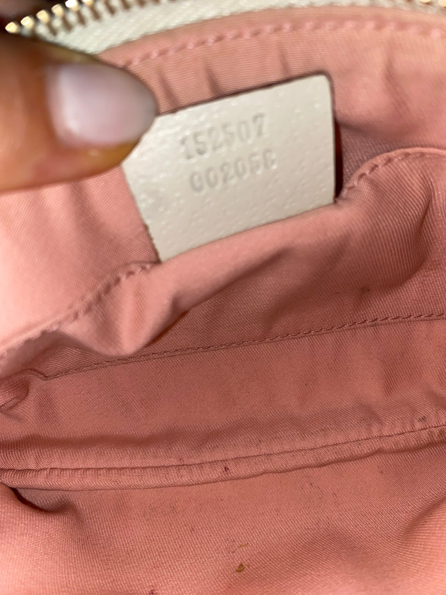 Gucci Pochette monogram  rosa sherry line canvas