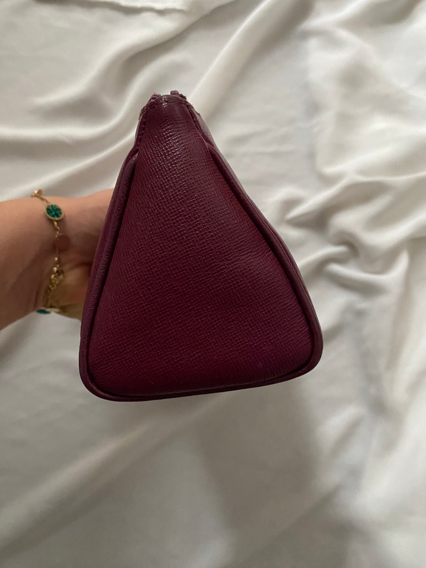 Dior pochette burgundy