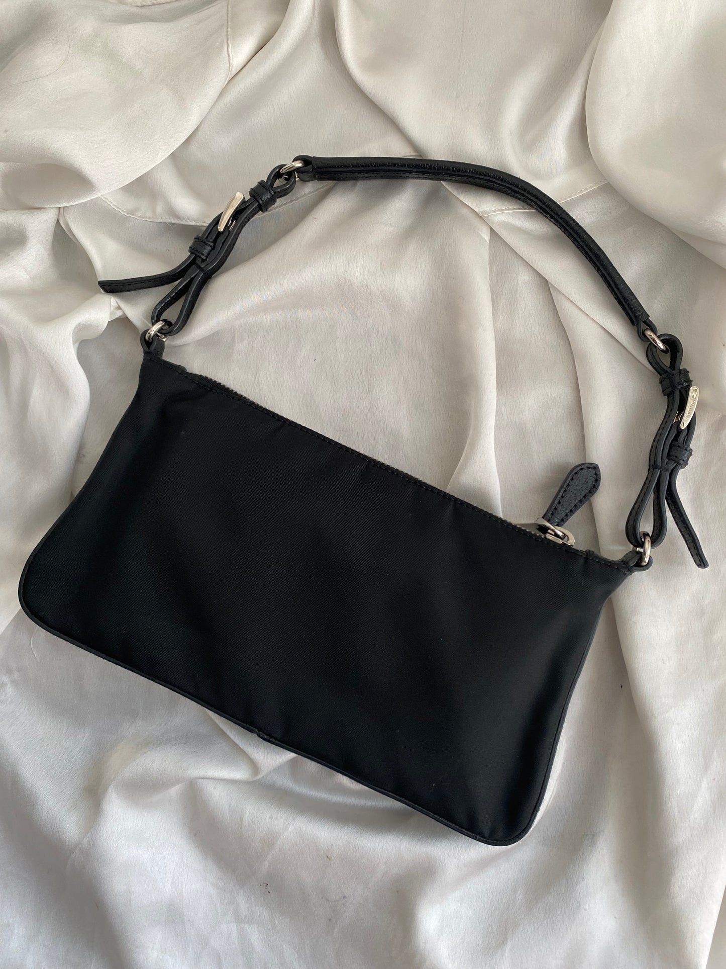 Prada nylon black pochette
