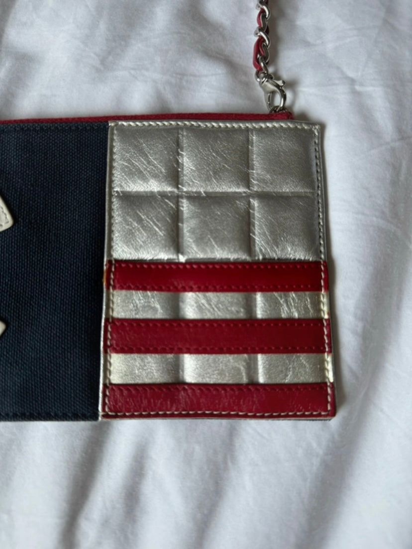 Chanel pochette American flag 2003