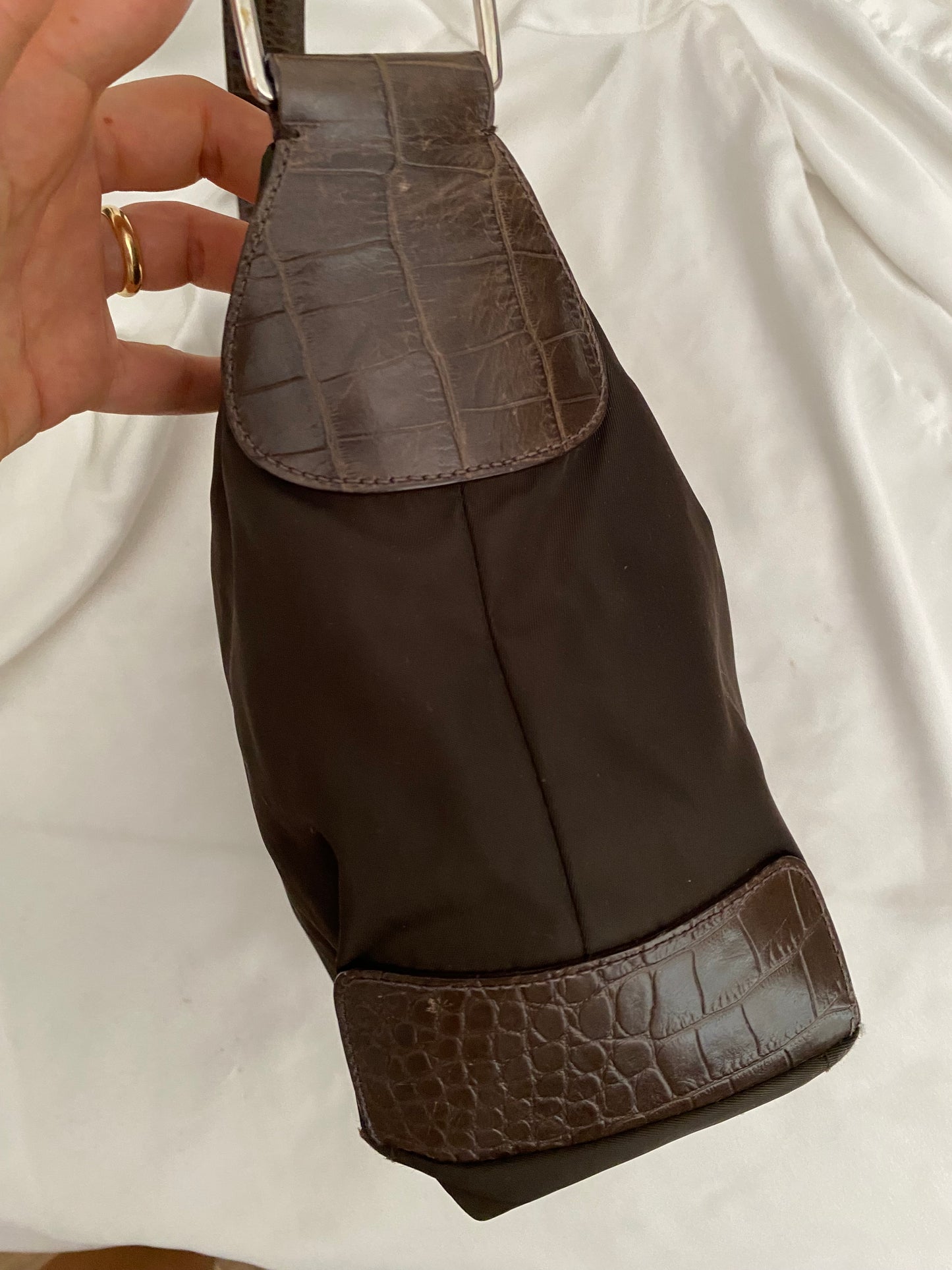 Prada hobo cioccolato