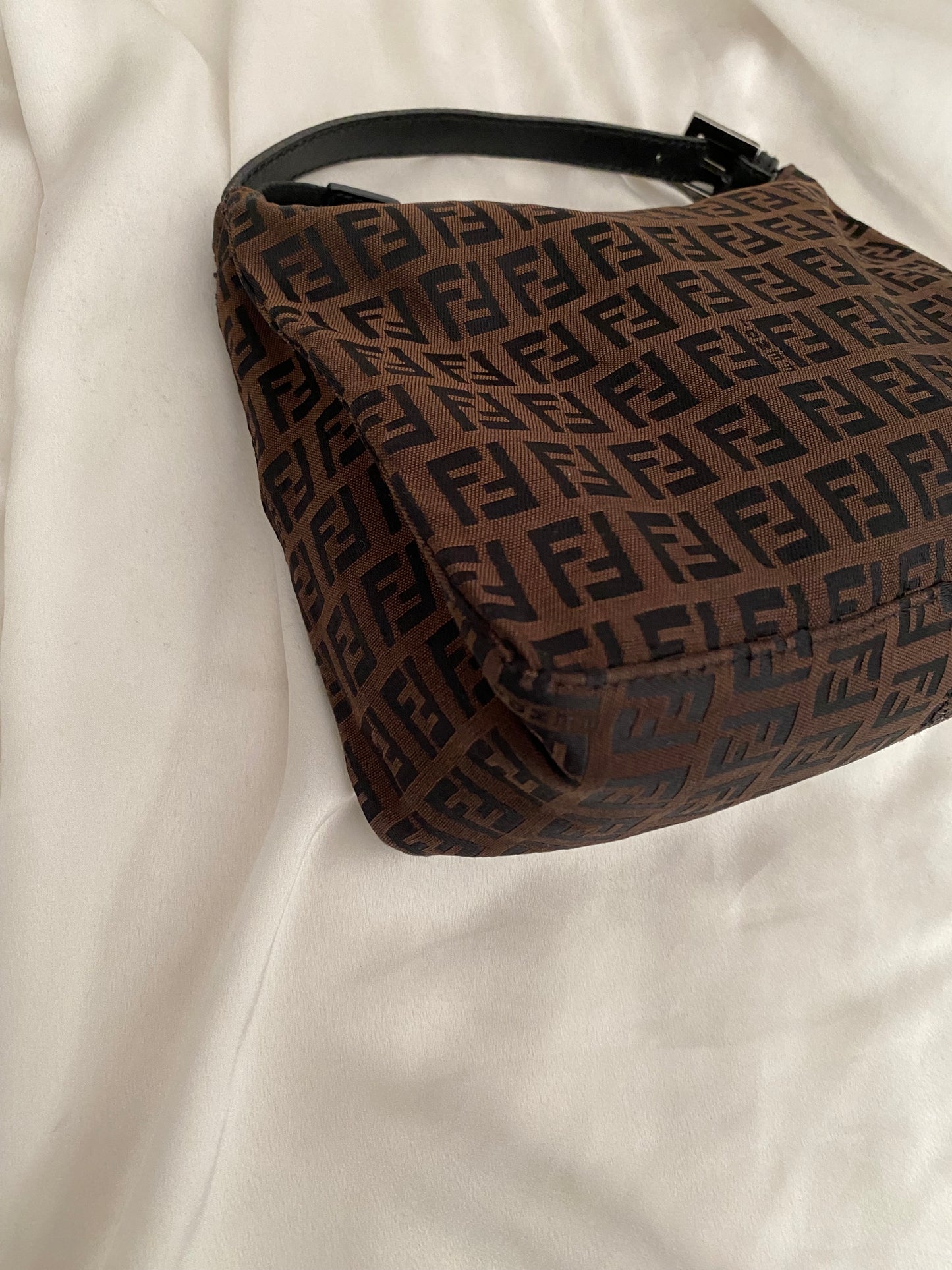 Fendi monogram zucchino bag brown