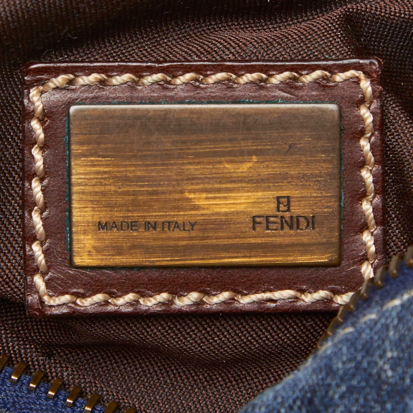 Fendi oyster denim