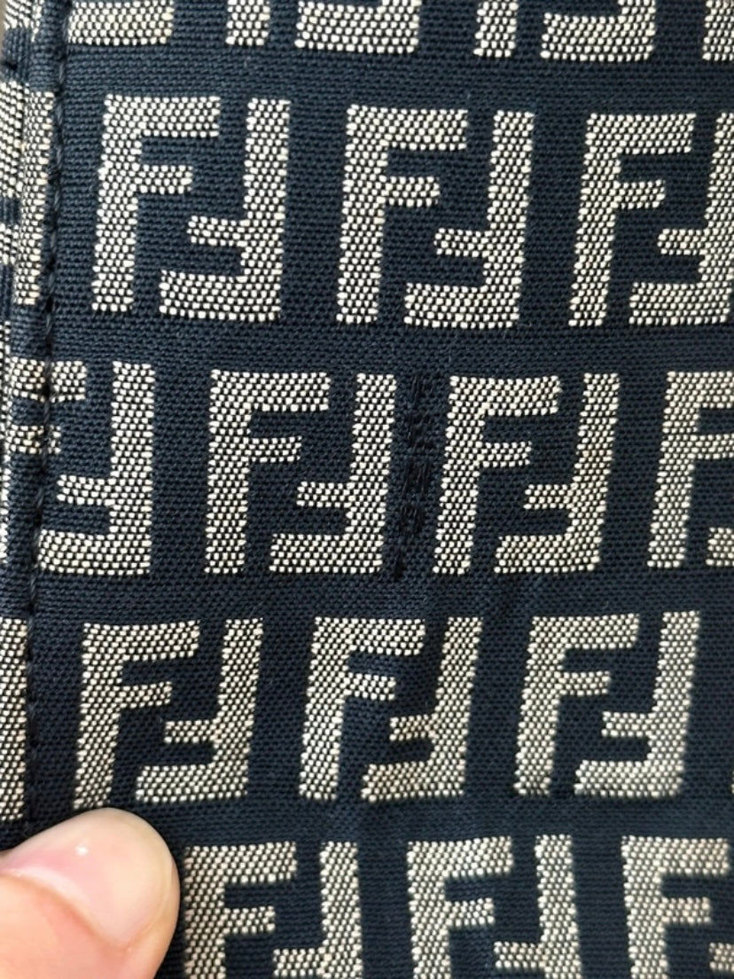 Fendi baguette monogram zucchino black