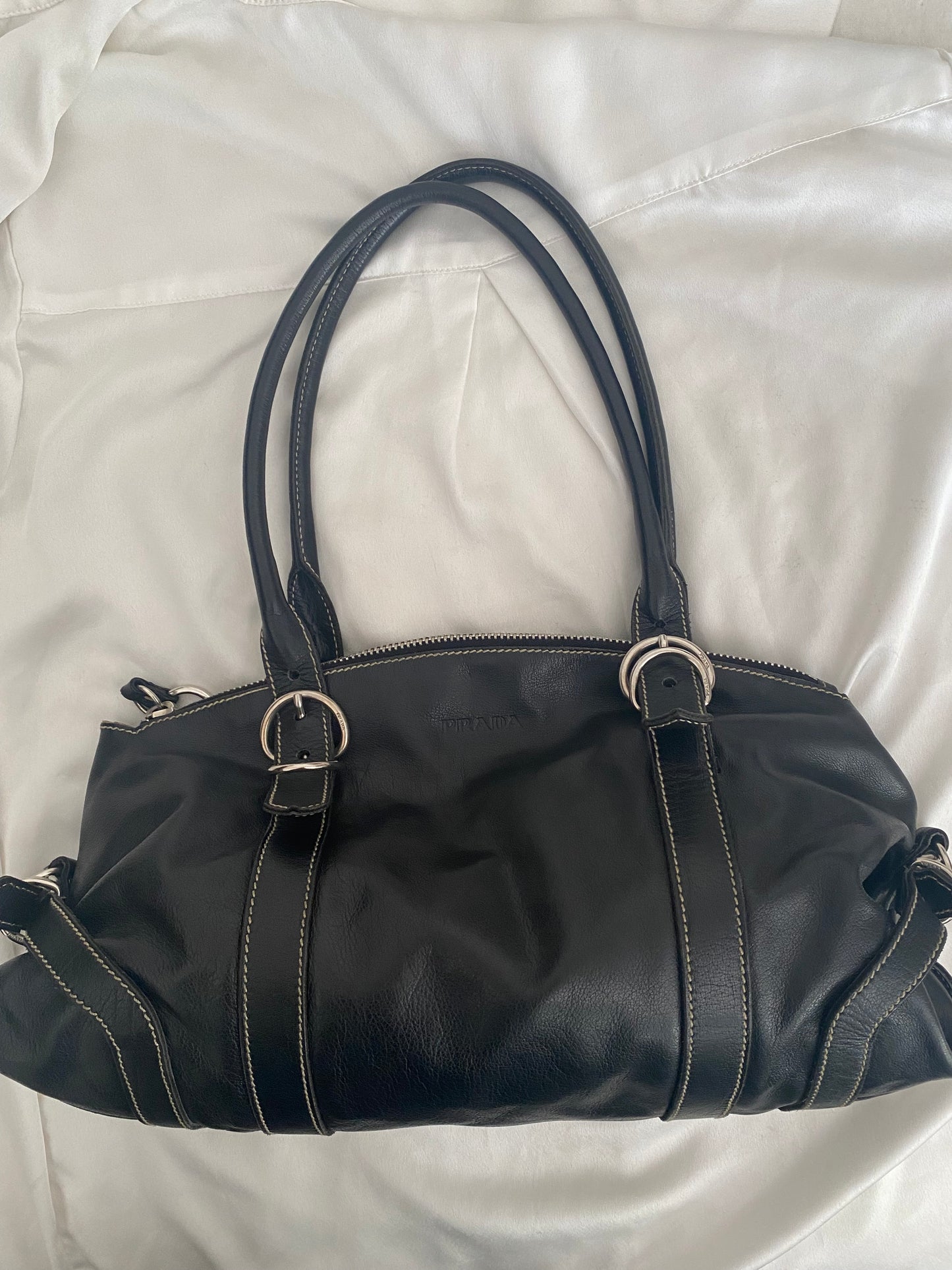 Prada buckle bag