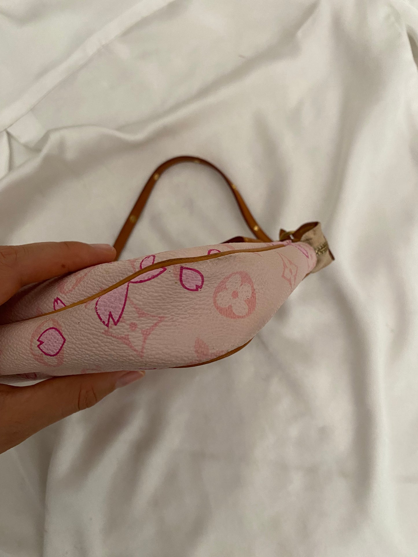 Louis Vuitton pochette accessoire cherry blossom rosa Takashi Murakami