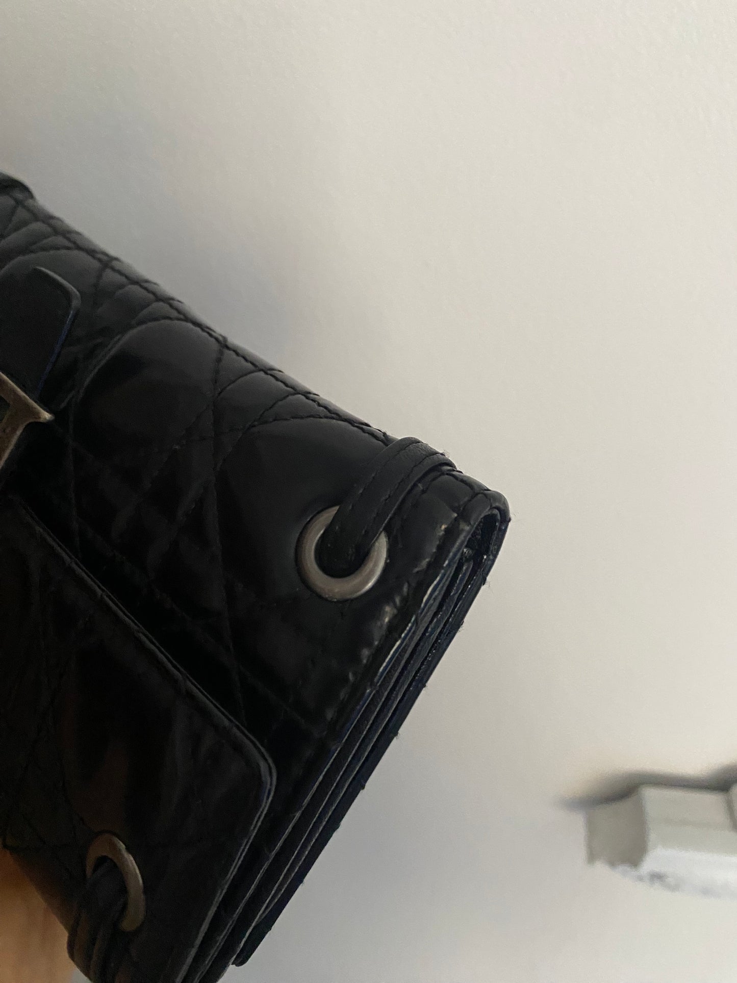 Dior pochette dragonne cannage