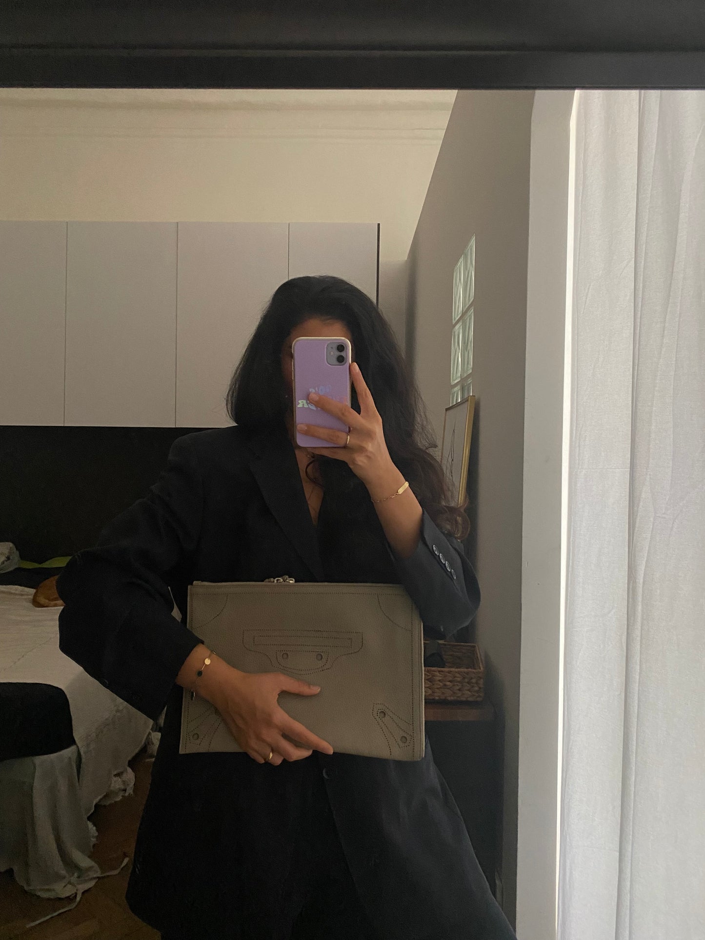 Balenciaga Pochette city blackout