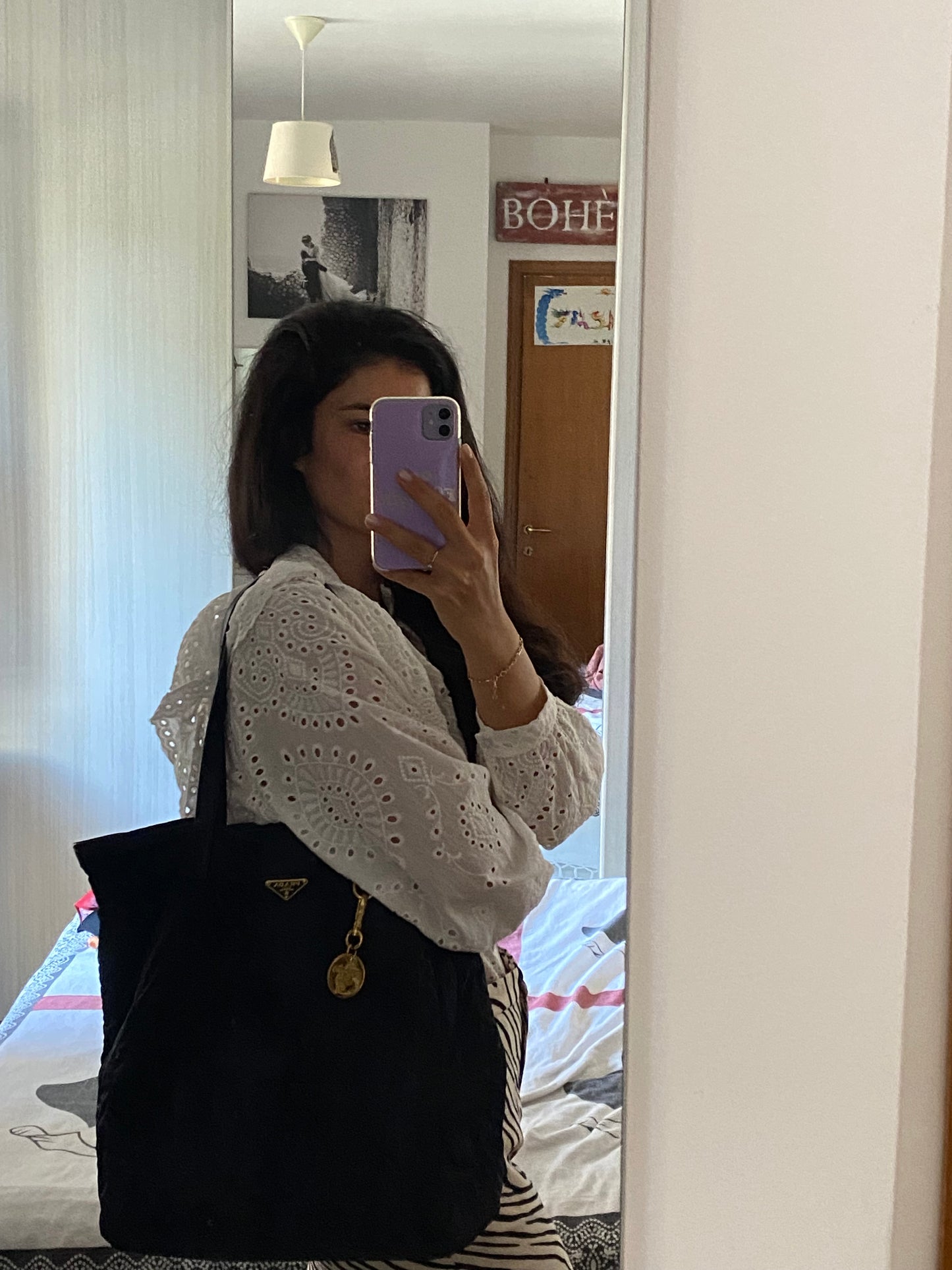 Prada tote matelasse