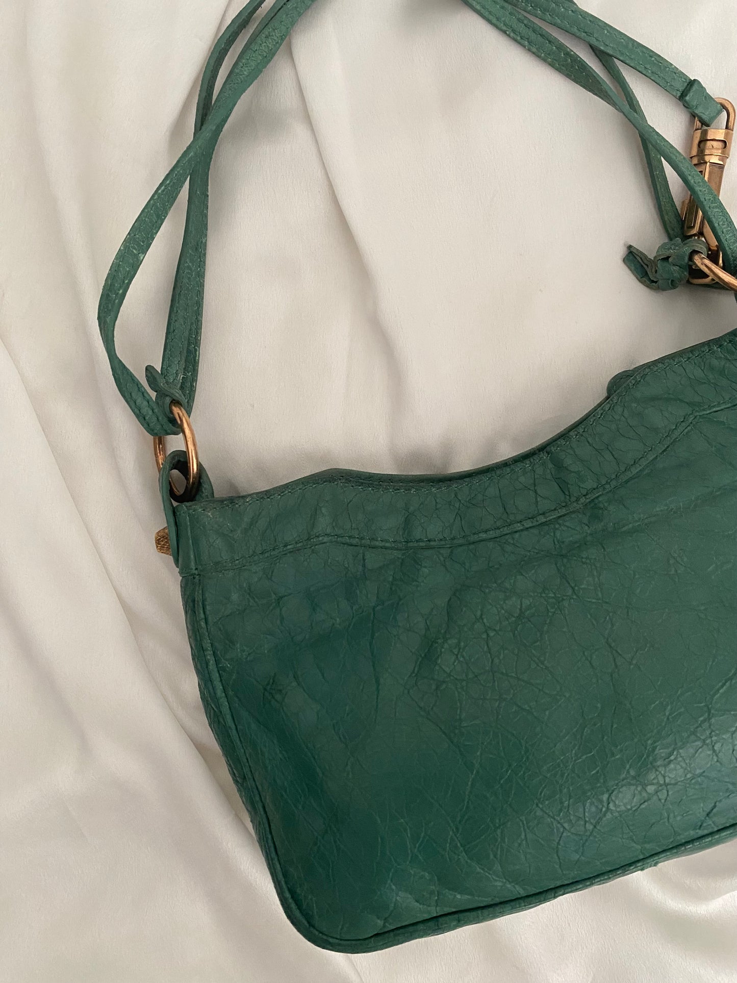 Balenciaga motocross 12 giant hip bag verde giada