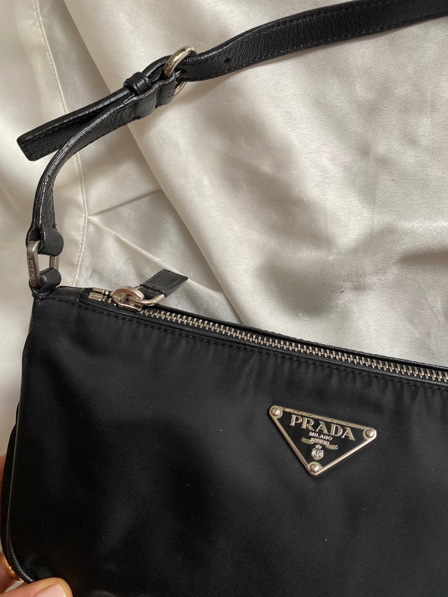 Prada hobo 2002 nylon e pelle