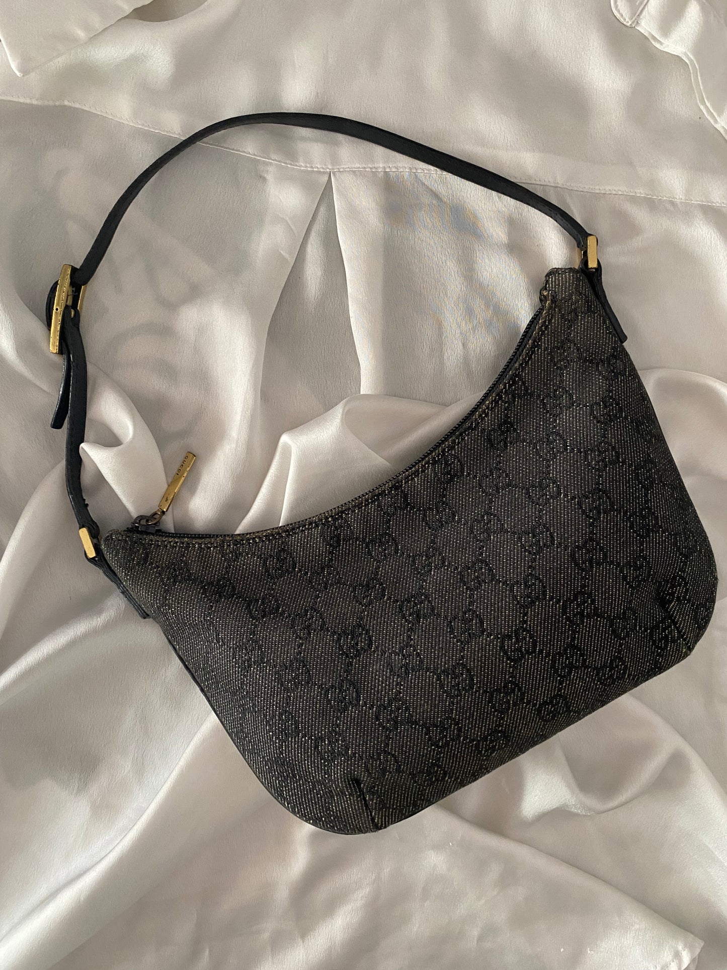 Gucci Moon Hobo Bag in Denim