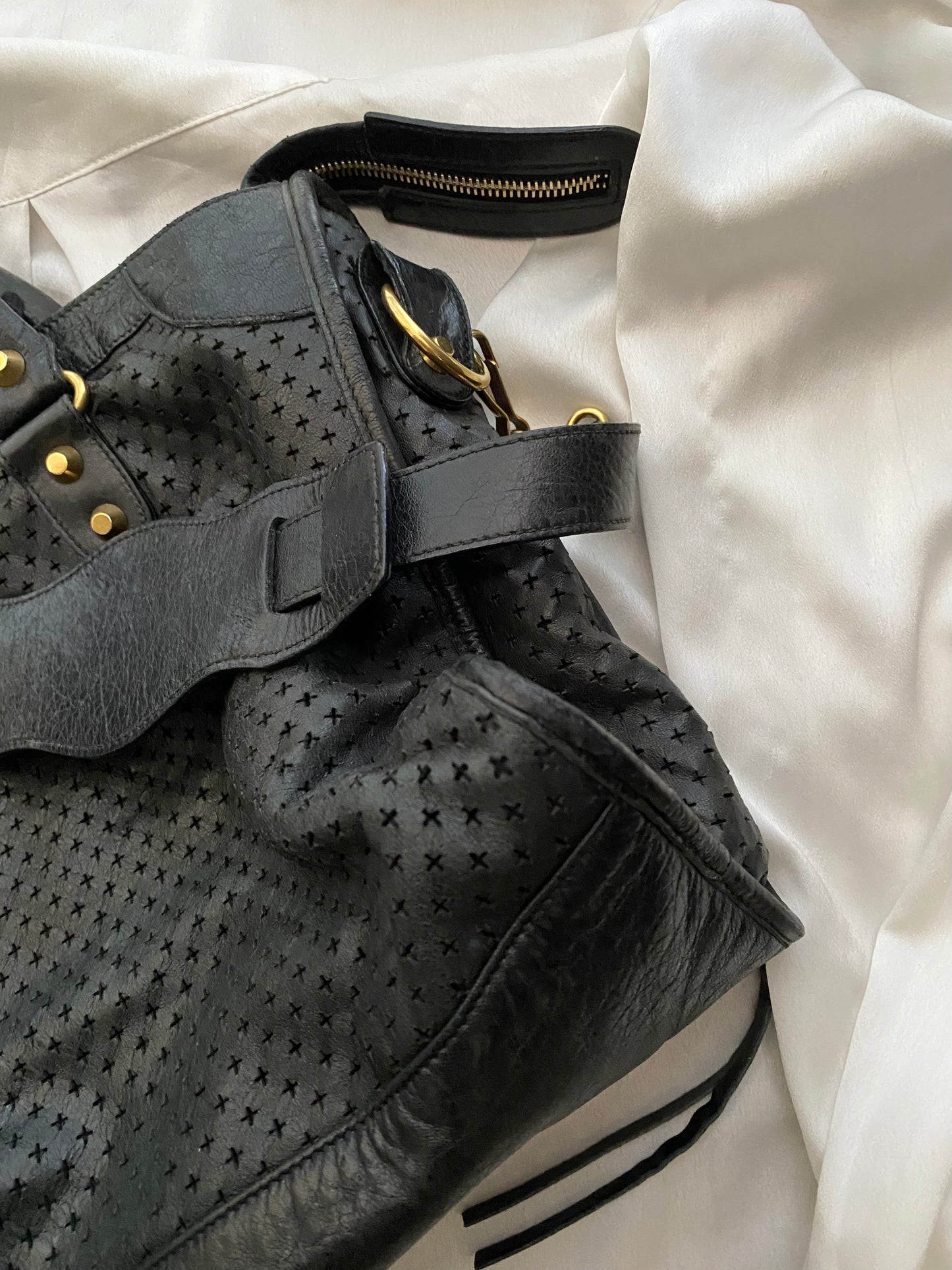 Balenciaga city perforated black 2010