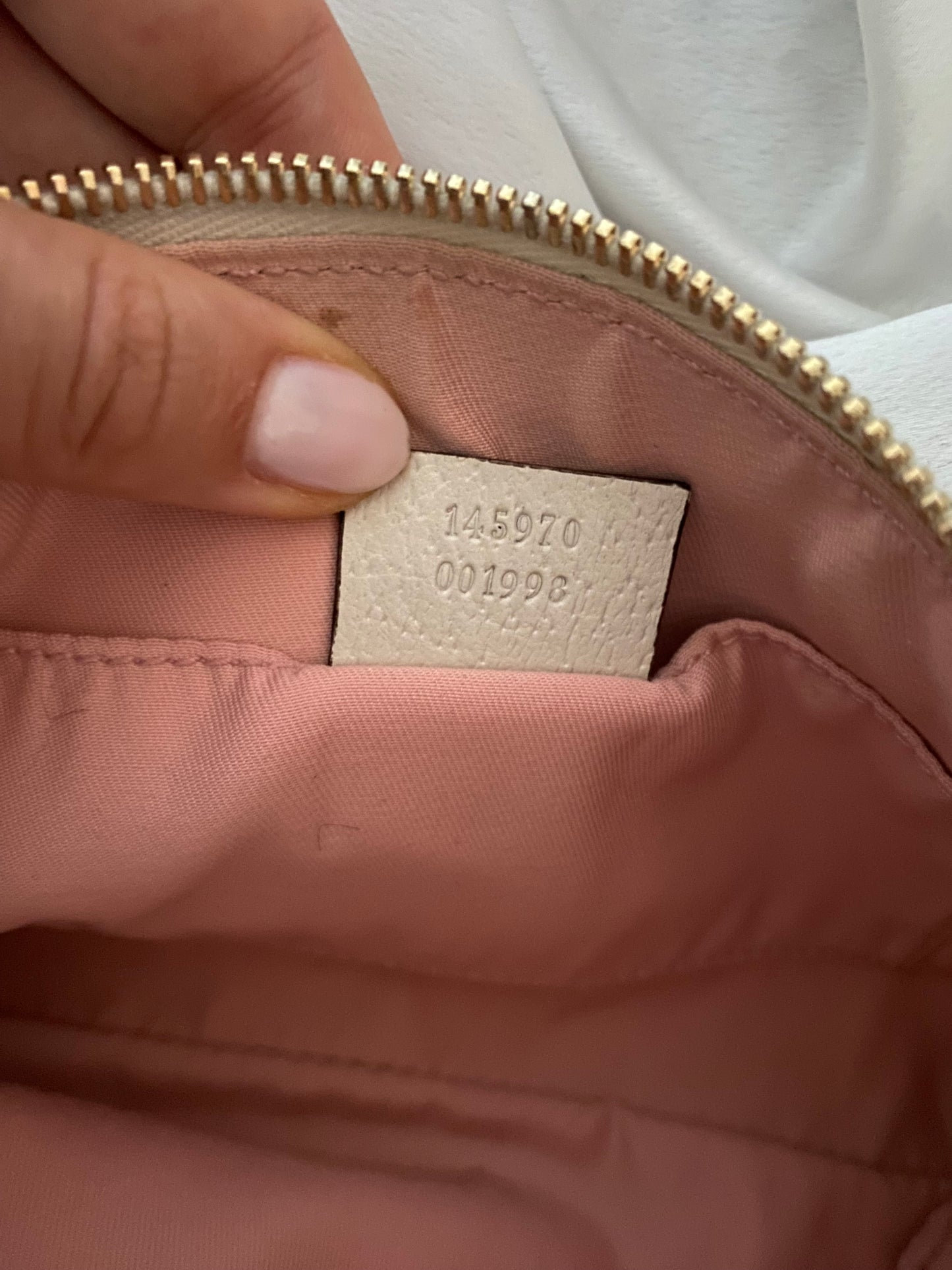 Gucci sherry line monogram rosa