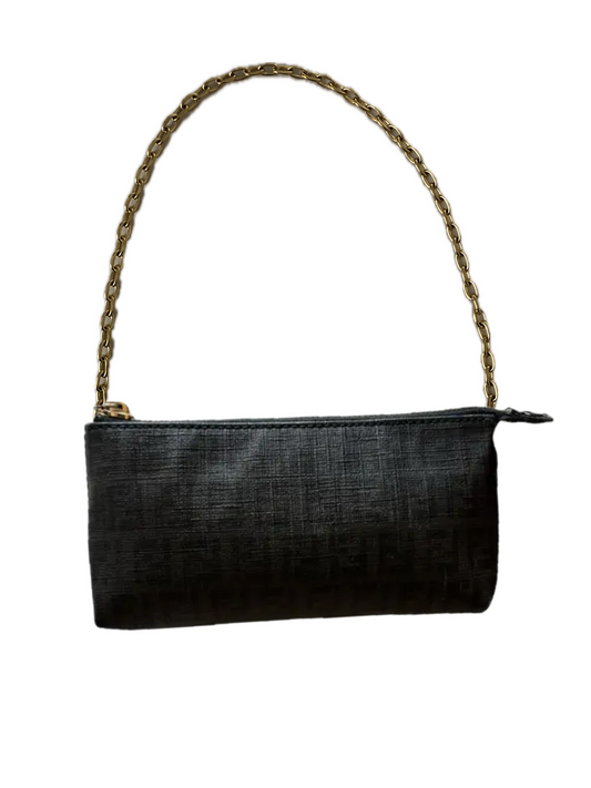 Fendi pochette zucchino black