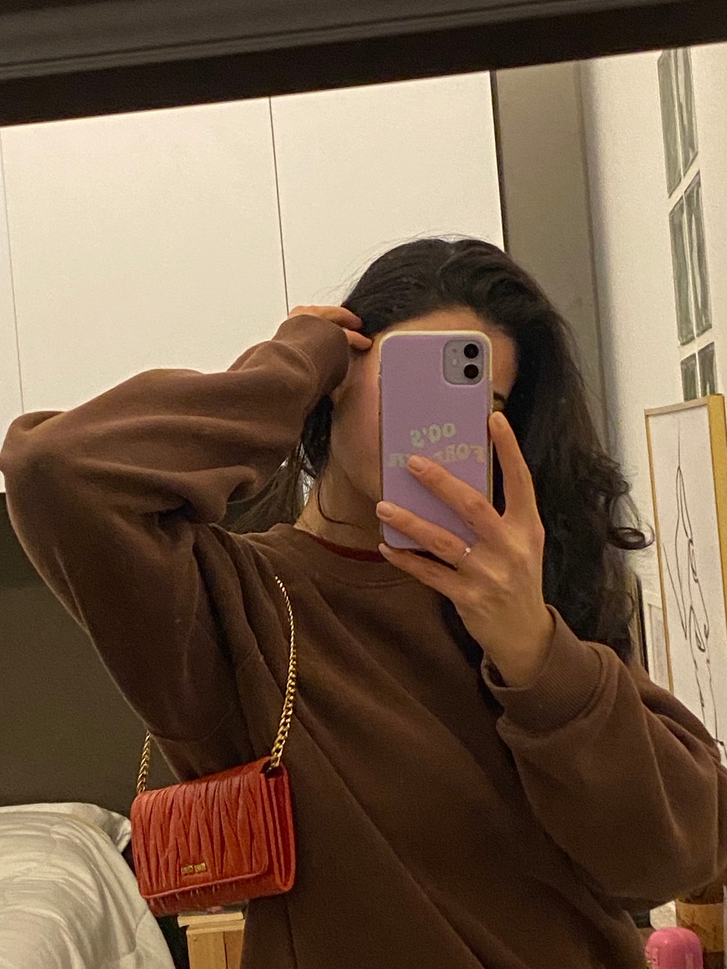 Miu Miu pochette matelasse
