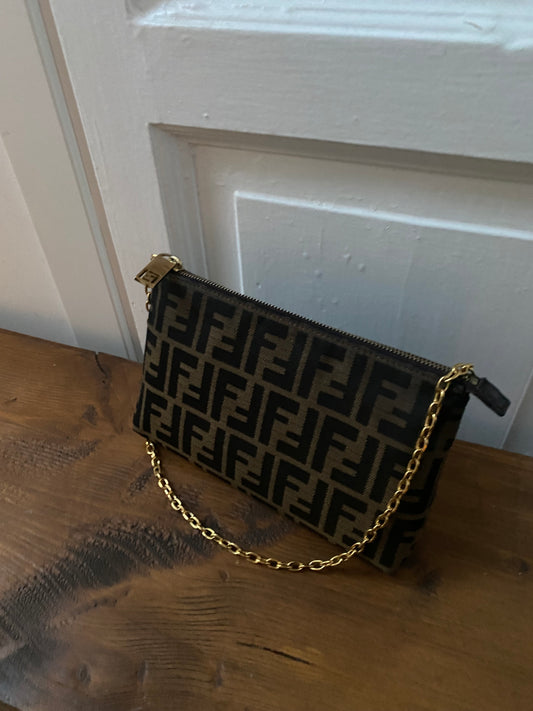 Fendi zucca clutch