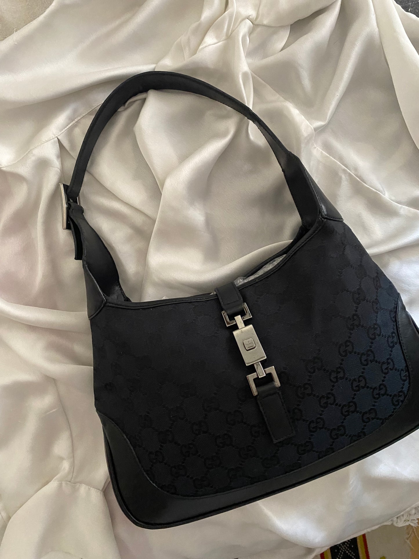 Gucci Jackie 1961 monogram nero