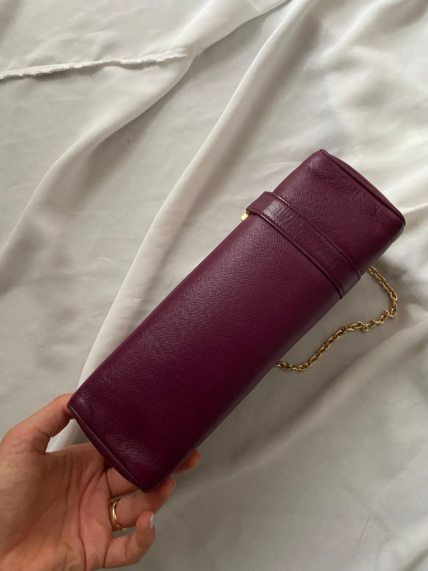 Dior pochette burgundy