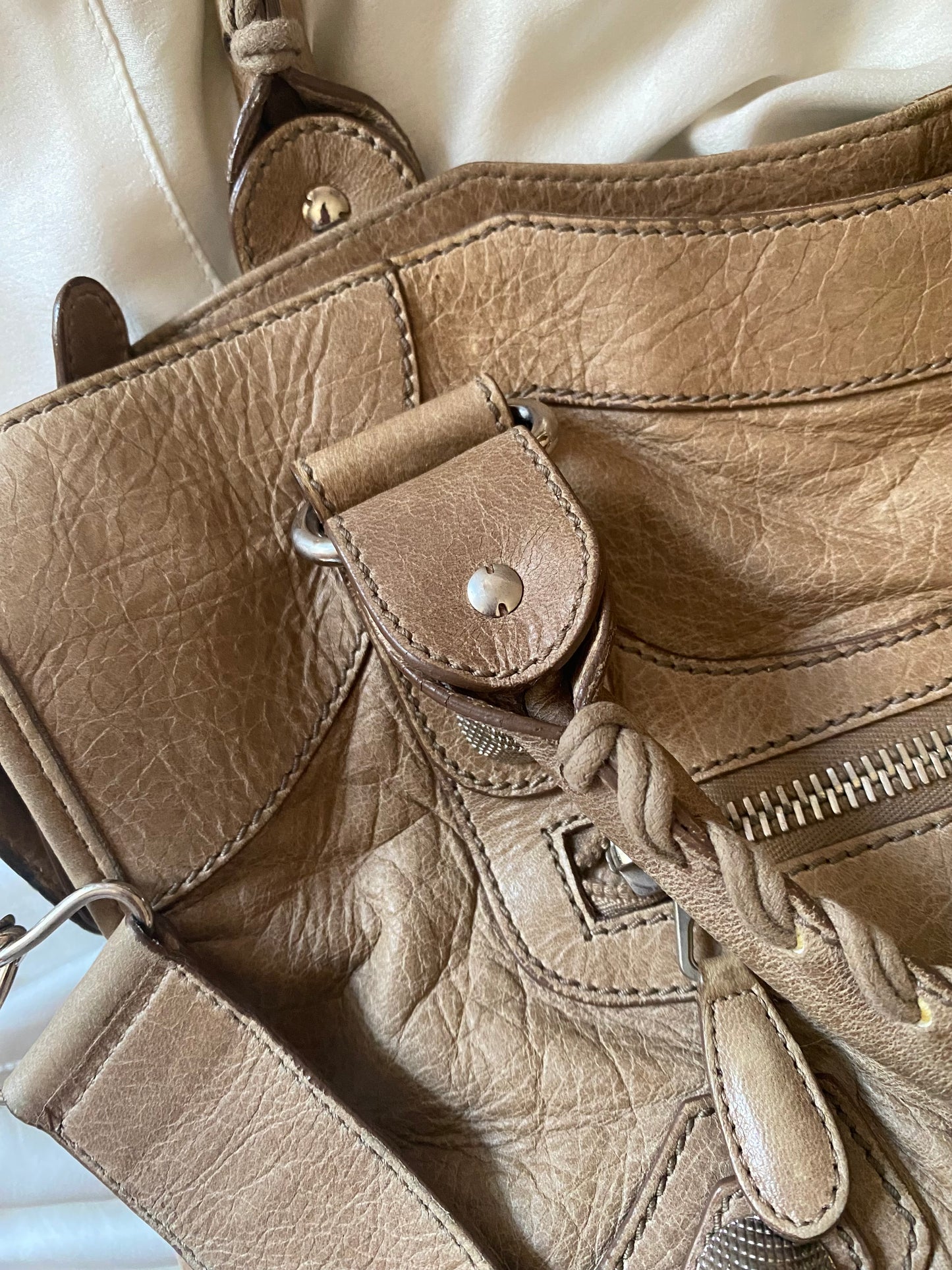 Balenciaga city seigle giant hw silver f/w 2010