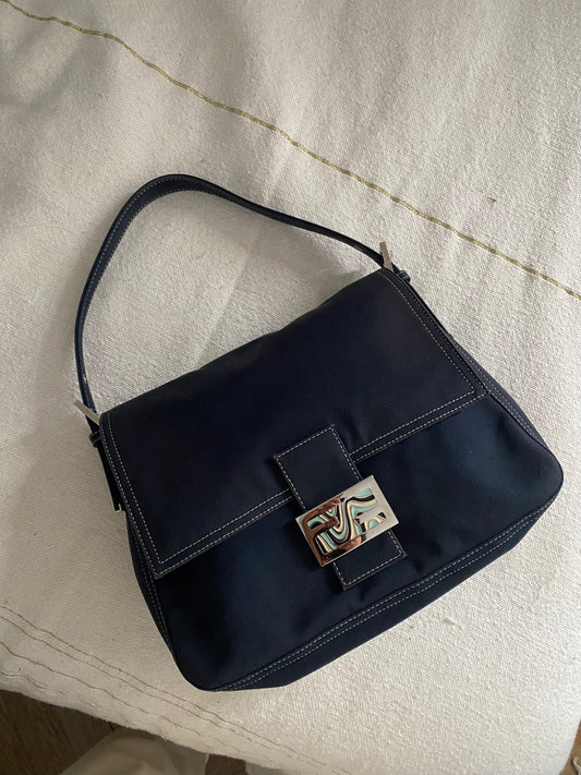 Fendi mamma baguette denim