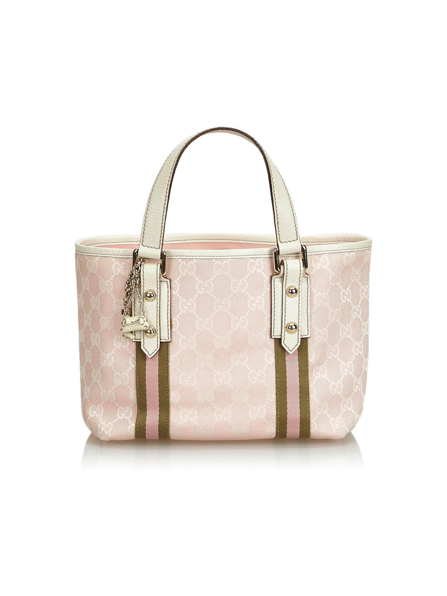 Gucci mini tote joliecoeur sherry Line monogram pink