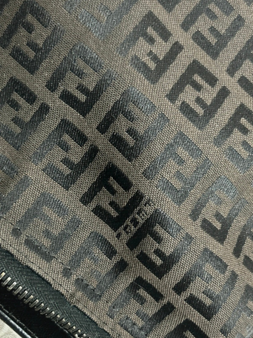 Fendi monogram zucchino brown mini