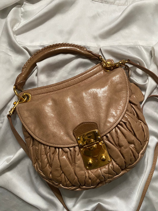 Miu miu coffer beige