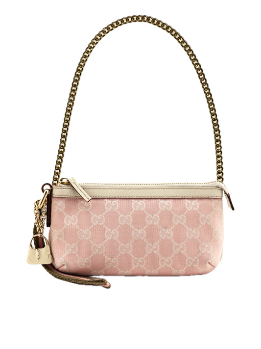 Gucci Pochette monogram  rosa sherry line canvas