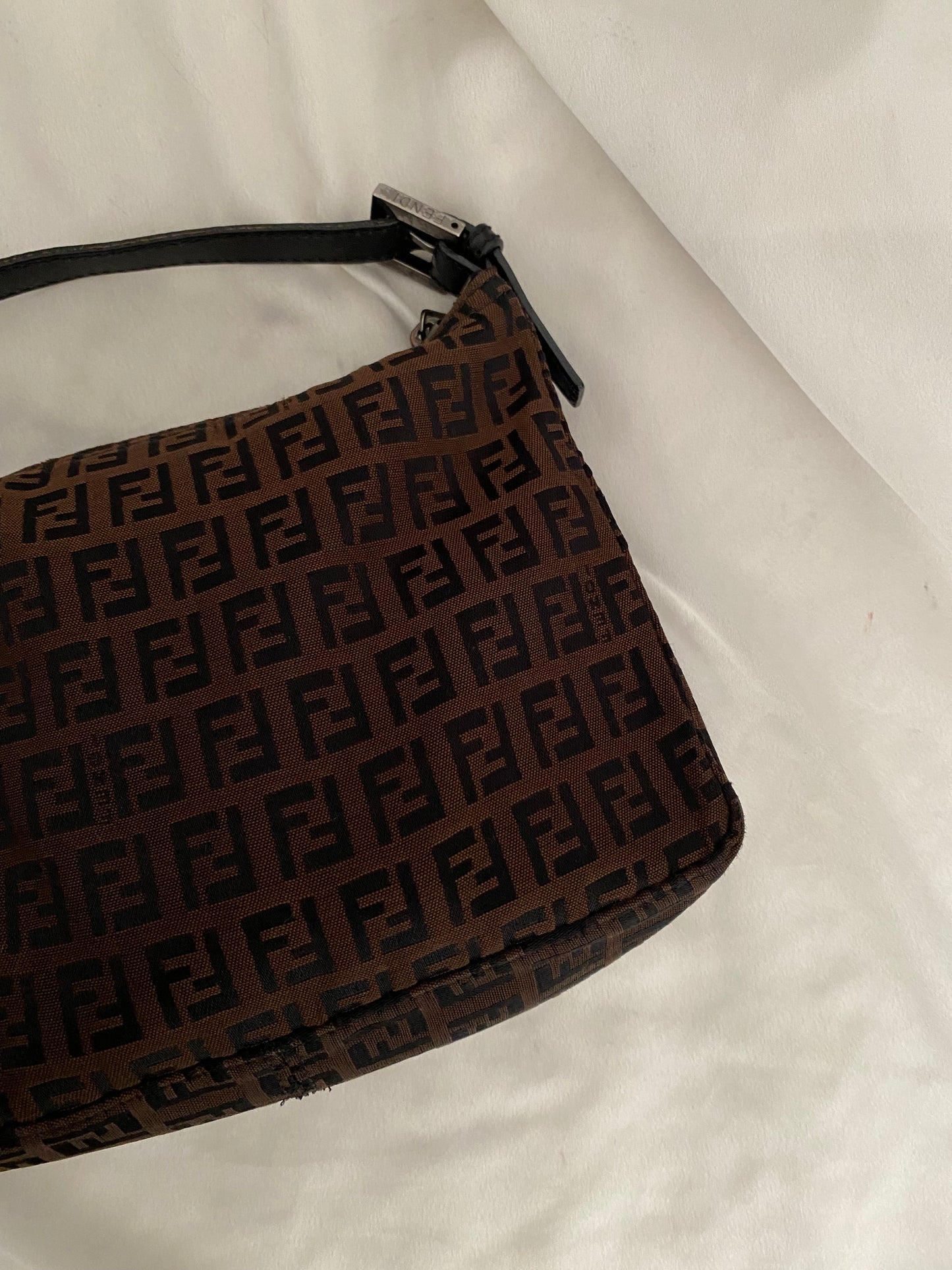 Fendi monogram zucchino bag brown