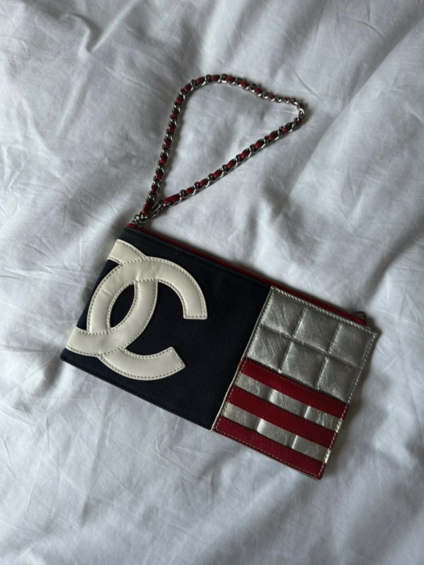 Chanel pochette American flag 2003