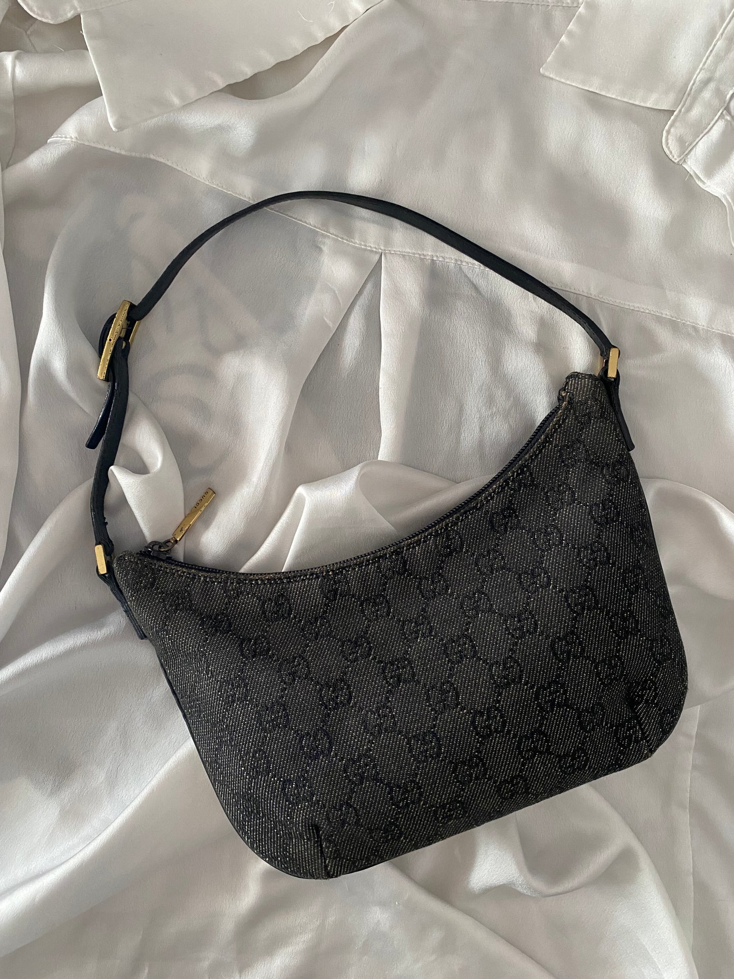 Gucci Moon Hobo Bag in Denim