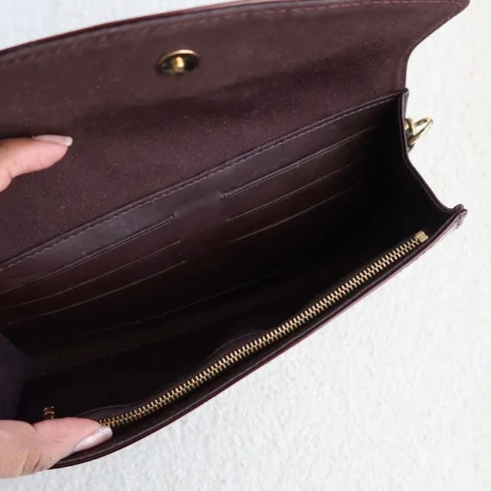 Louis Vuitton pochette sunset boulevard amarante
