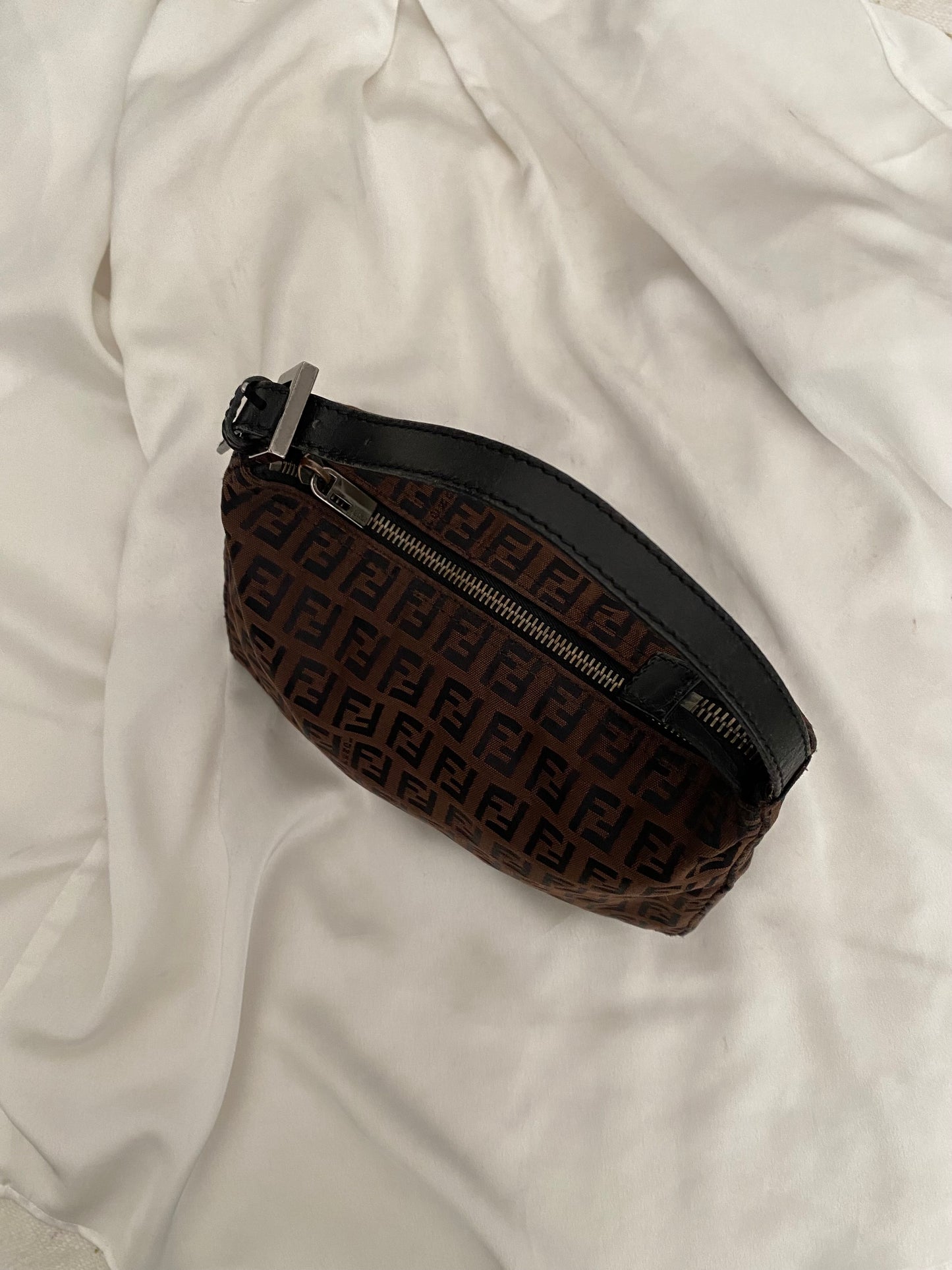 Fendi monogram zucchino bag brown