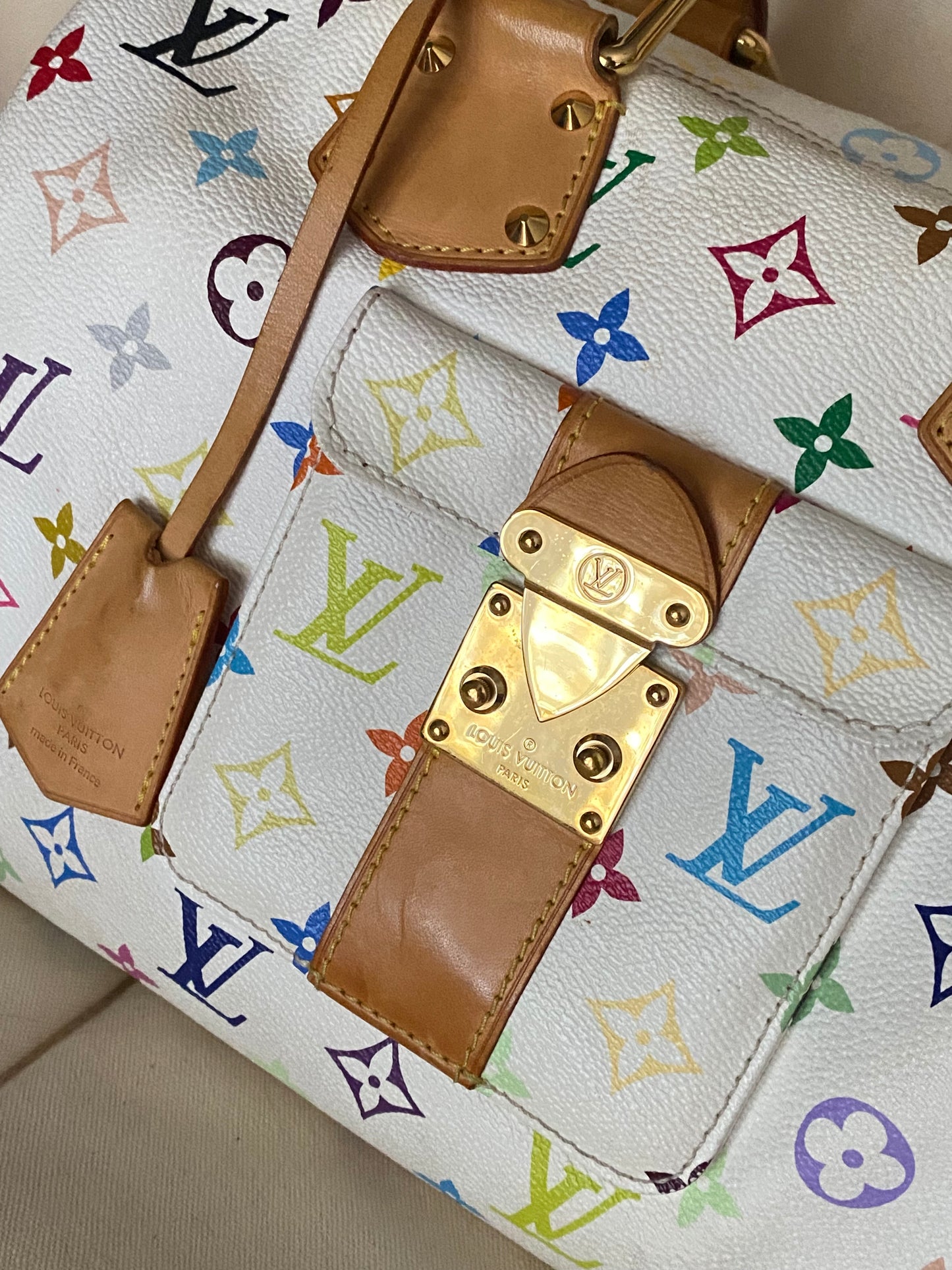 Louis Vuitton multicolor speedy 30 edizione limitata Takashi Murakami