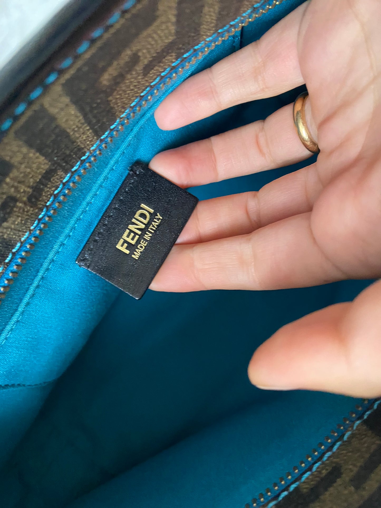 Fendi mini tote zucca edizione limitata Fortune