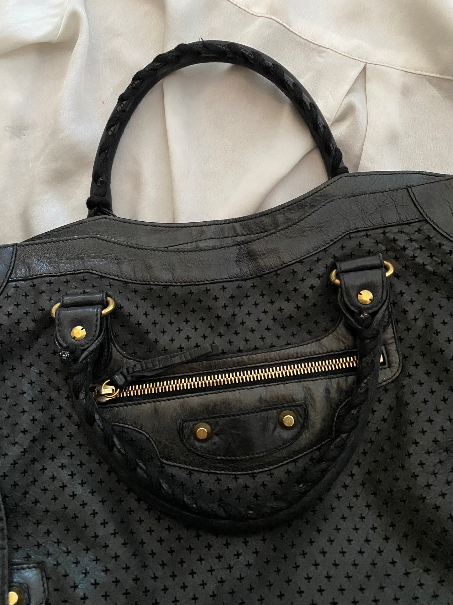 Balenciaga city perforated black 2010