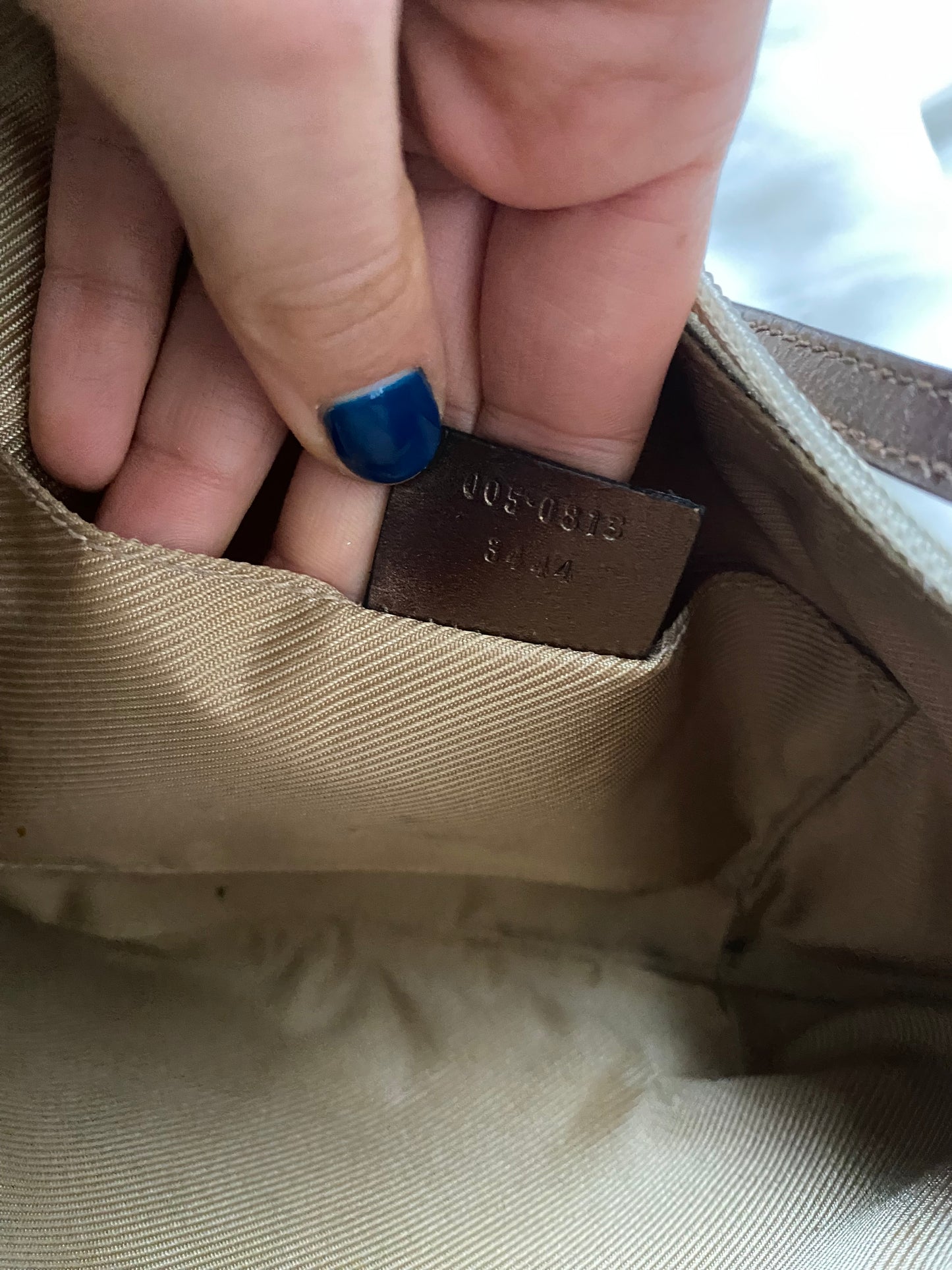 Gucci hobo oro iridescente